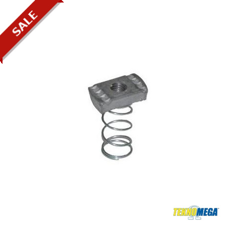 DAP-M8L-ZC - DAP-M8L-ZC DAP2045 TEKNOMEGA HDG STRUT NUT M8 LONG SPRING
