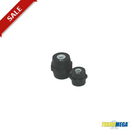 ISO 75M12 - ISO 75M12 ISO1105 TEKNOMEGA ΩISO LOW VOLTAGE INSULATOR H75M12 BLACK COLOUR