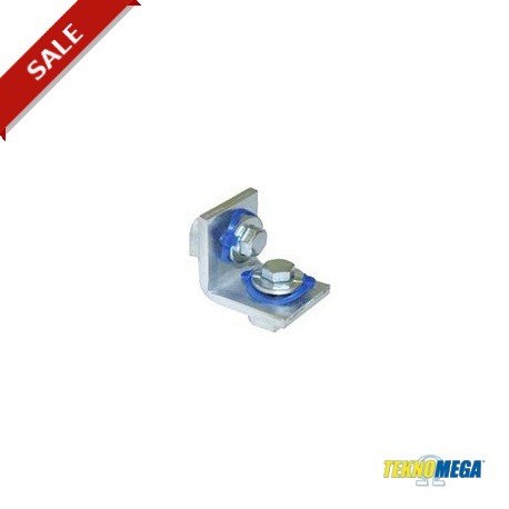 STF-WL2-P - STF-WL2-P STF2105 TEKNOMEGA 2 HOLES 90° BRACKET ELECTROLYTIC GALVANIZATION WITH PREFITTED BOLT