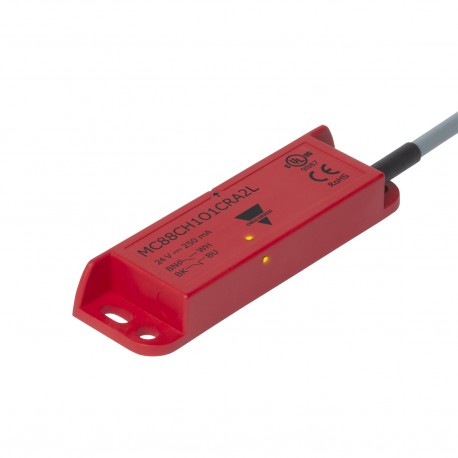 MC88CH2O1CRA2L - MC88CH2O1CRA2L CARLO GAVAZZI Compact rectangular magnetic safety sensor, right output