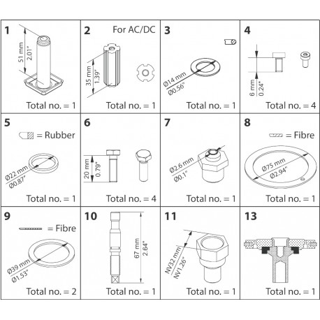 032F2218 - 032F2218 DANFOSS REFRIGERATION Overhaul kit EVRA 25
