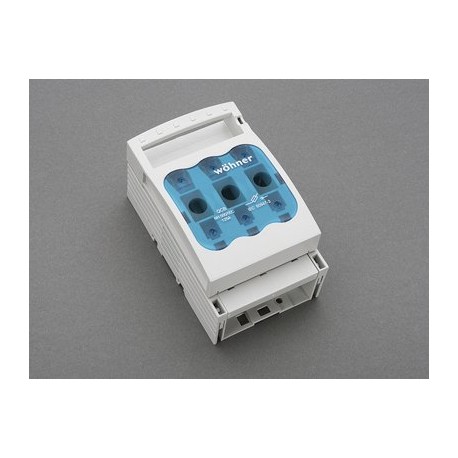 33217 - 33217 WOEHNER QUADRON PANEL, NH000 Fuse Disconnector, 125A, Panel Mount, Bor./Flange, An-89mm