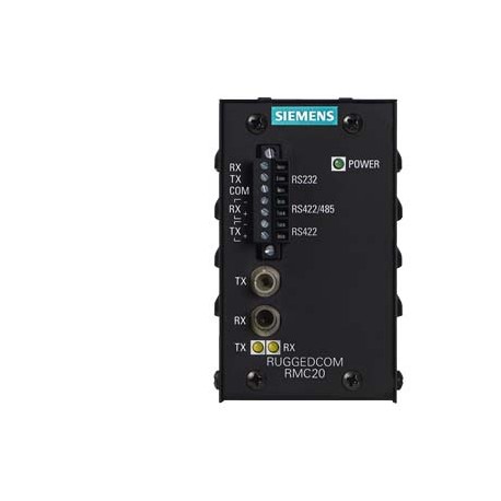6GK6002-0AC03-0AA0 - 6GK6002-0AC03-0AA0 SIEMENS RUGGEDCOM RMC20 media converter is a utility-grade, protocol-independent, serial-..