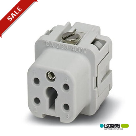 HC-A4-EBUS - HC-A 4-EBUS 1774908 PHOENIX CONTACT HEAVYCON female insert, A4 series, 4-pos., screw connection without wire..