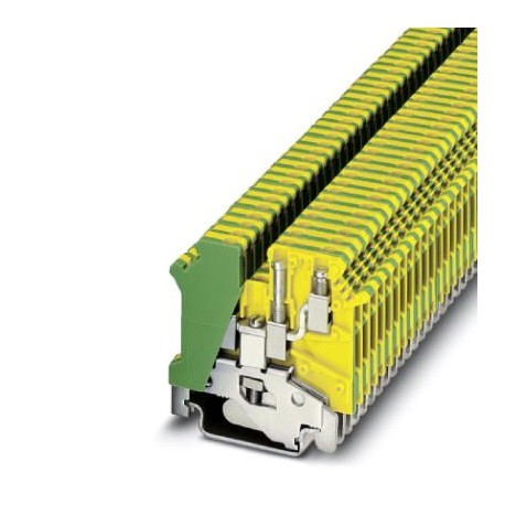 UK 3-TWIN-PE - UK 3-TWIN-PE 1923128 PHOENIX CONTACT Ground modular terminal block