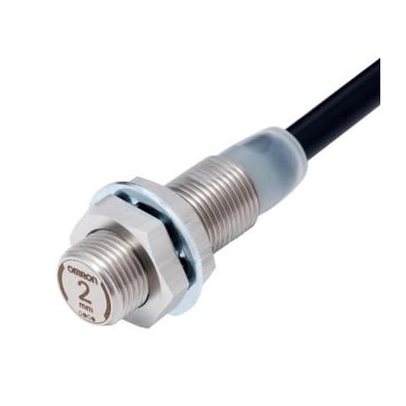 E2EW-X2B212 2M - E2EW-X2B212 2M E2EW0003C 695113 OMRON Proximity Sensor, Inductive, Full Stainless Steel 303 M12, Shielded, 2..