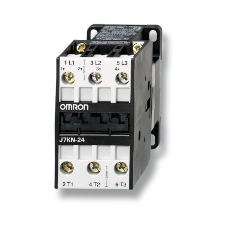 J7KN-22-4 110 - J7KN-22-4 110 168541 J7KN9236H OMRON Contactor, 4-pole, 22A/11kW AC3 (32A AC1), 110 VAC