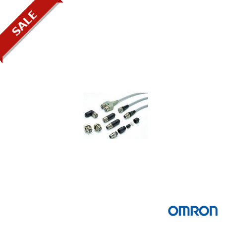 363296 - 363296 OMRON M12 PUR sensor connector, 5 wire, angled, 2m