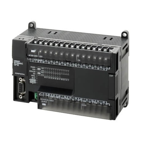 CP1E-N40S1DT1-D - CP1E-N40S1DT1-D 377337 CP1W0180E OMRON CPU S1 24/16 I/O DC PNP Outputs RS-232c + RS-485 8K + 8K