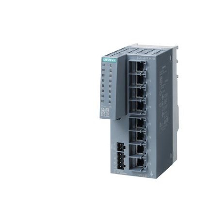 6GK5108-0BA00-2AC2 - 6GK5108-0BA00-2AC2 SIEMENS SCALANCE XC108, Unmanaged IE switch, 8x 10/100 Mbit/s RJ45 ports, LED diagnostics..