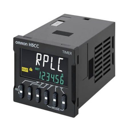H5CC-L8E - H5CC-L8E H5CC0014D H5CCL8E OMRON Timer, plug-in, 8-pin, DIN 48x48 mm, economy type, No inputs, Contact outpu..