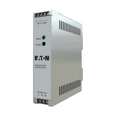 PSG75E24SPB - PSG75E24SPB EP-401392 EATON ELECTRIC Power supply, single phase, 75W, 24VDC