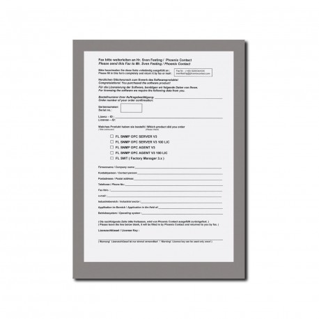 FL SNMP OPC SERVER V3 LIC 100