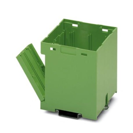 EG 90-GMFP/PC GN - EG 90-GMFP/PC GN 2764962 PHOENIX CONTACT Housing base, with metal foot catch and test opening with side cover