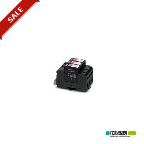 VAL-MS 1000DC/2+F-FM - VAL-MS 1000DC/2+F-FM 2800176 PHOENIX CONTACT Surge arrester for 2-pos. isolated DC voltage systems 1000 V DC..