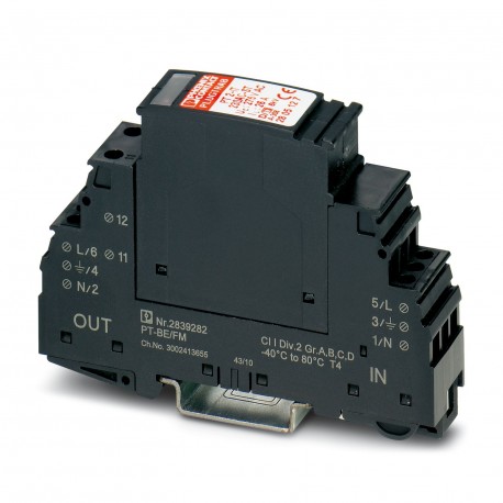 PT 2-IT-230AC/FM - PT 2-IT-230AC/FM 2805130 PHOENIX CONTACT Type 3 surge protection device