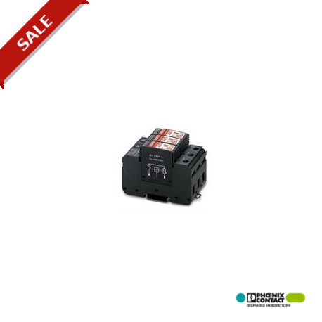 VAL-MS 600DC/2+V - VAL-MS 600DC/2+V 2805457 PHOENIX CONTACT Surge arrester for 2-pos. isolated and grounded DC voltage systems ..