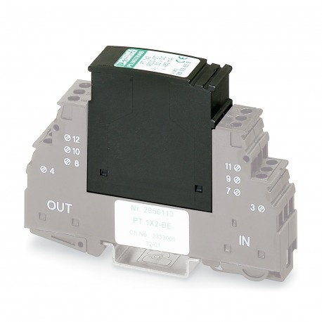 PT 1X2-12AC-ST - PT 1X2-12AC-ST 2856045 PHOENIX CONTACT Surge protection plug