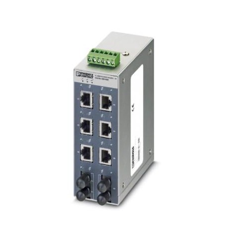 FL SWITCH SFNT 6TX/2FX ST - FL SWITCH SFNT 6TX/2FX ST 2891026 PHOENIX CONTACT Industrial Ethernet Switch