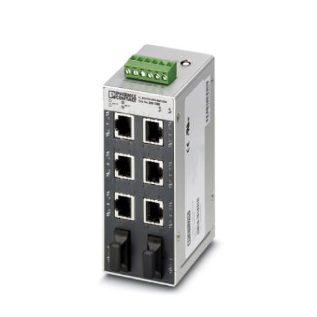 FL SWITCH SFN 6GT/2SX - FL SWITCH SFN 6GT/2SX 2891398 PHOENIX CONTACT Industrial Ethernet Switch