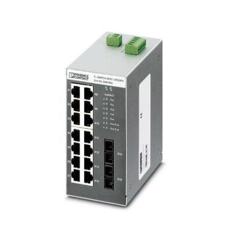FL SWITCH SFNT 14TX/2FX - FL SWITCH SFNT 14TX/2FX 2891954 PHOENIX CONTACT Industrial Ethernet Switch