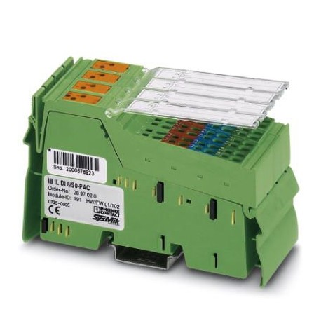 IB IL DI 8/S0-PAC - IB IL DI 8/S0-PAC 2897020 PHOENIX CONTACT Inline function terminal