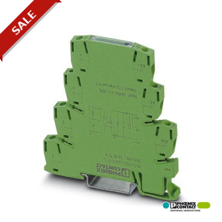 PLC-OPT-24DC/TTL - PLC-OPT- 24DC/TTL 2900363 PHOENIX CONTACT PLC solid-state relay with Push-in connection, for mounting on DIN..