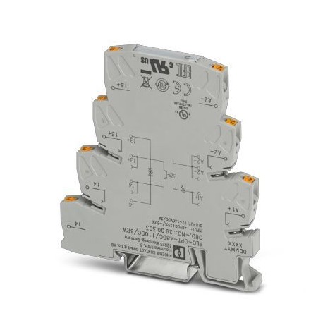 PLC-OPT-48DC/110DC/3RW - PLC-OPT- 48DC/110DC/3RW 2900393 PHOENIX CONTACT Solid-state relay module