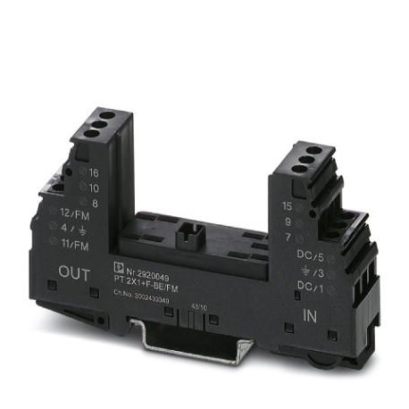 PT 2X1+F-BE/FM - PT 2X1+F-BE/FM 2920049 PHOENIX CONTACT Surge protection base element
