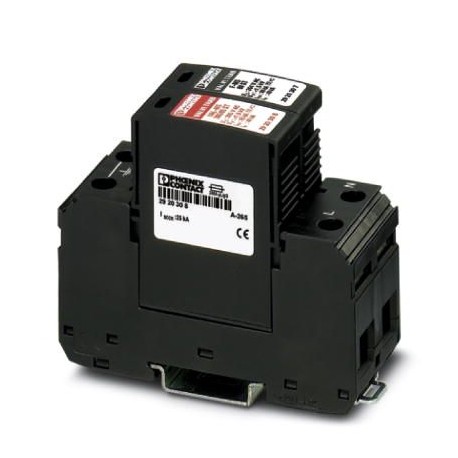 VAL-MS 385/65/1+1 - VAL-MS 385/65/1+1 2921255 PHOENIX CONTACT Type 2 surge arrester for 3-wire power supply systems (L1, N, PE),..