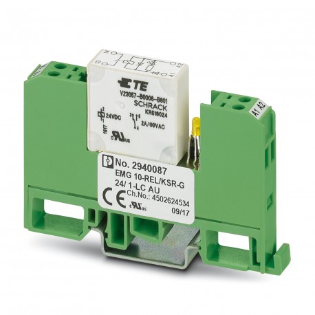 EMG 10-REL/KSR-G 24/ 1-LC AU - EMG 10-REL/KSR-G 24/ 1-LC AU 2940087 PHOENIX CONTACT Relay Module