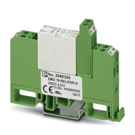 EMG 10-REL/KSR-G 24/21-LCU - EMG 10-REL/KSR-G 24/21-LCU 2940359 PHOENIX CONTACT Relay Module