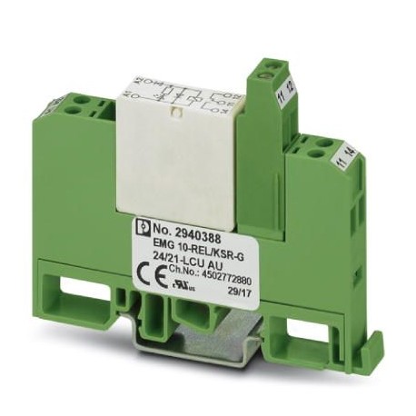 EMG 10-REL/KSR-G 24/21-LCU AU - EMG 10-REL/KSR-G 24/21-LCU AU 2940388 PHOENIX CONTACT Relay Module