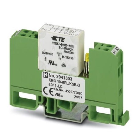 EMG 10-REL/KSR-G 60/ 1-LC - EMG 10-REL/KSR-G 60/ 1-LC 2941303 PHOENIX CONTACT Relay Module
