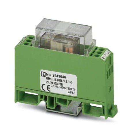 EMG 17-REL/KSR-G 24/2E/SO38 - EMG 17-REL/KSR-G 24/2E/SO38 2941646 PHOENIX CONTACT Functional block