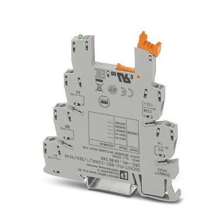PLC-BSC-230UC/ 1/SEN/SO46 - PLC-BSC-230UC/ 1/SEN/SO46 2980348 PHOENIX CONTACT Relay base