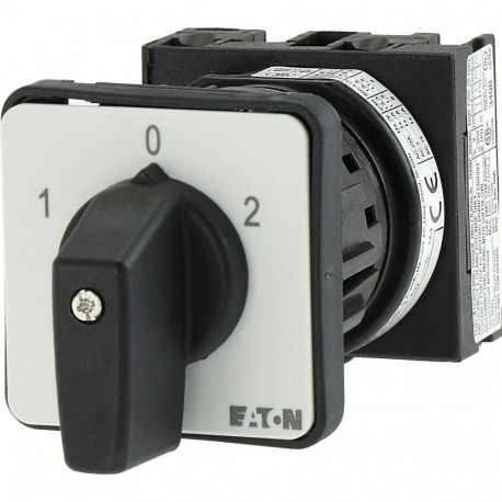 T0-1-8210/EZ - T0-1-8210/EZ 048337 Y7-48337 EATON ELECTRIC Changeoverswitches, Contacts: 2, 20 A, front plate: 1-0-2, 60 °,..