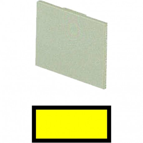 05SQ25 - 05SQ25 063201 Y7-63201 EATON ELECTRIC Insert label, yellow, blank