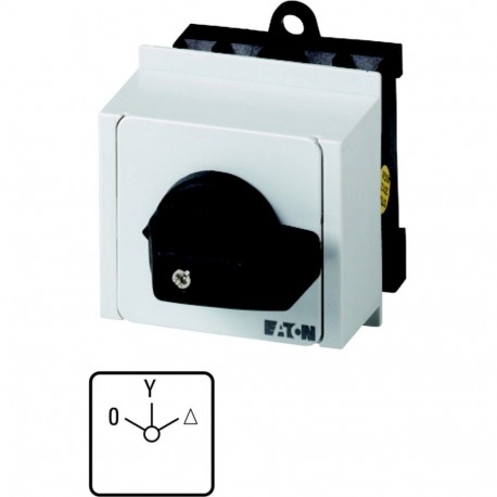 T0-4-8410/IVS - T0-4-8410/IVS 064945 Y7-64945 EATON ELECTRIC Star-delta switches, Contacts: 8, 20 A, front plate: 0-Y-D, 60 ..
