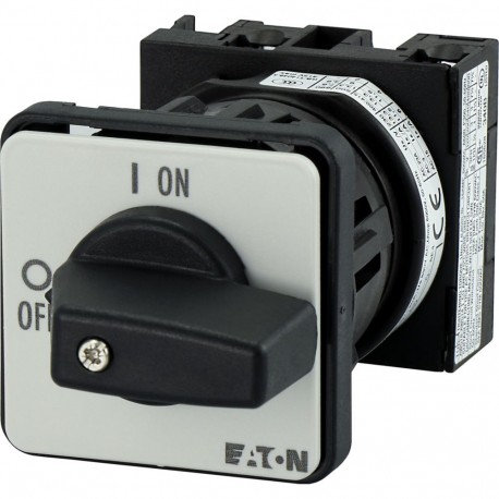 T0-1-8200/EZ - T0-1-8200/EZ 069725 Y7-69725 EATON ELECTRIC On-Off switch, 1 pole, 20 A, 90 °, centre mounting