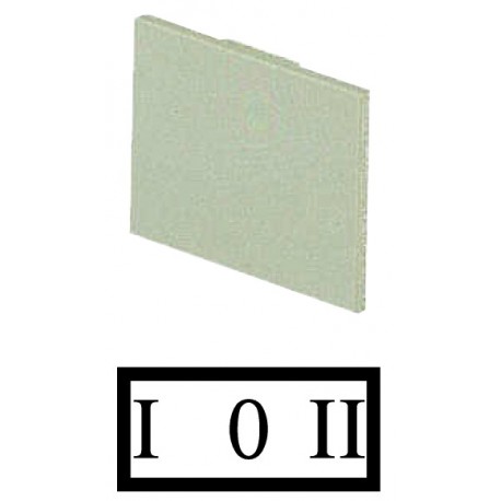 93SQ25 - 93SQ25 072300 EATON ELECTRIC Insert label, II 0 I