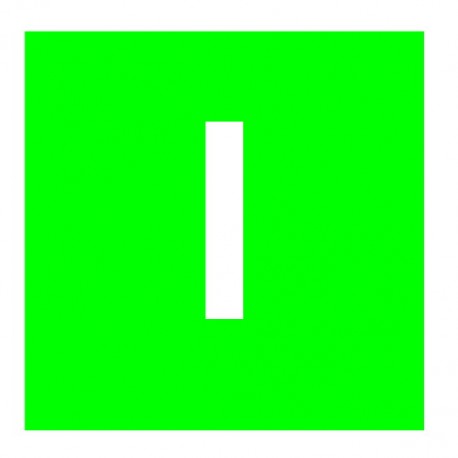 11TQ18 - 11TQ18 088007 Y7-88007 EATON ELECTRIC Button plate, green, I