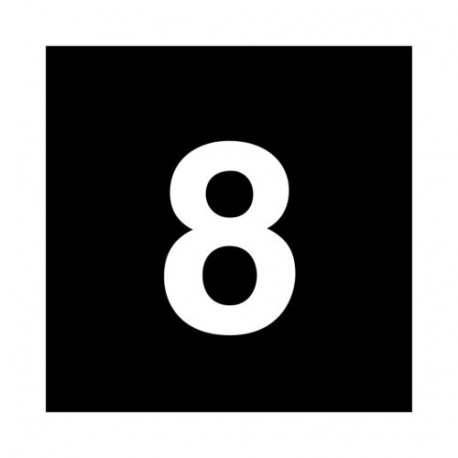 88TQ18 - 88TQ18 089165 Y7-89165 EATON ELECTRIC Button plate, black, 8