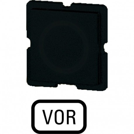 190TQ25 - 190TQ25 090852 Y7-90852 EATON ELECTRIC Button plate, black, VOR