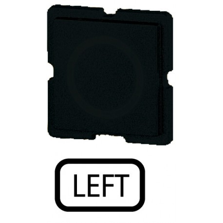 234TQ25 - 234TQ25 090987 EATON ELECTRIC Button plate, black, LEFT