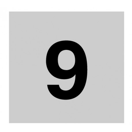 89LQ25 - 89LQ25 091048 EATON ELECTRIC Insert label, transparent, 9