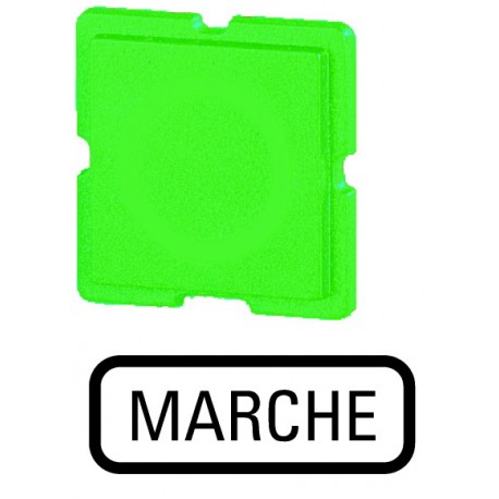 311TQ25 - 311TQ25 091475 EATON ELECTRIC Button plate, green, MARCHE