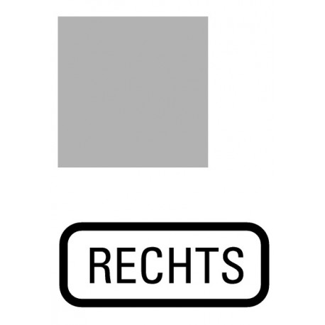 135LQ25 - 135LQ25 091477 EATON ELECTRIC Insert label, transparent, RECHTS