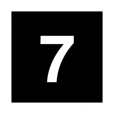 87TQ25 - 87TQ25 093288 Y7-93288 EATON ELECTRIC Button plate, black, 7