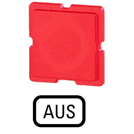 117TQ25 - 117TQ25 093434 EATON ELECTRIC Button plate, red, OFF